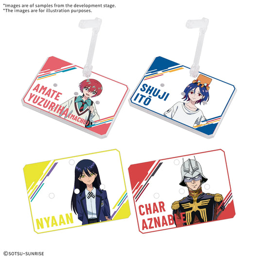 Action Base 7 Clear Color GQuuuuuuX Sticker Set