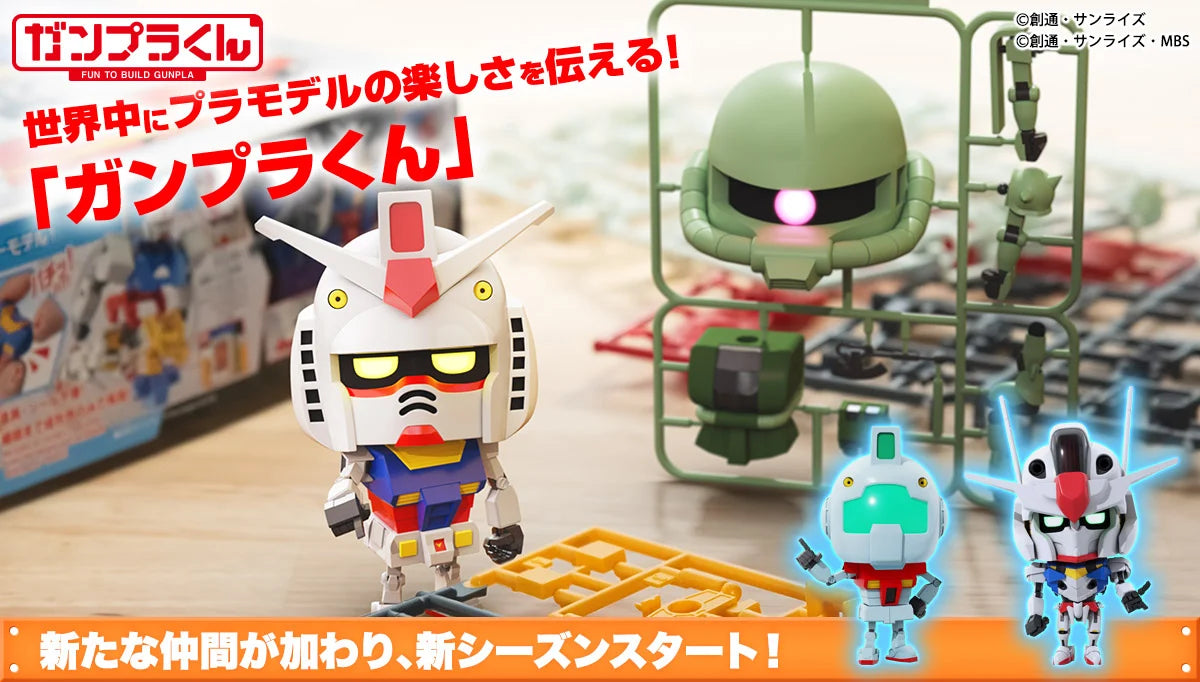Gundam 1/1 Gunpla-Kun DX Set (Avec Runner Ver.)